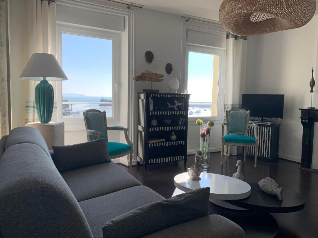 Appartement Appartement Villa Chausey, vue sur le port 49 Rue du Port 50400 Granville