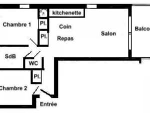 Appartement Appartement Villard-sur-Doron, 3 pièces, 6 personnes - FR-1-293-254 1001 Route des Rosières Bisanne 1500 73270 Villard-sur-Doron Rhône-Alpes