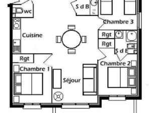Appartement Appartement Villard-sur-Doron, 4 pièces, 8 personnes - FR-1-293-79 3700 Route De La Nuaz - Bisanne 1500 - 73270 Villard-sur-Doron Rhône-Alpes