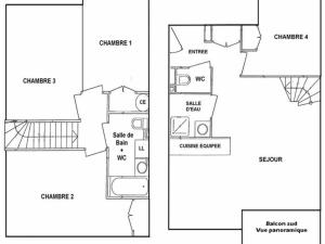 Appartement Appartement Villard-sur-Doron, 5 pièces, 10 personnes - FR-1-293-302 3700 Route de la Nuaz Bisanne 1500 73270 Villard-sur-Doron Rhône-Alpes