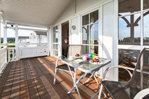 Appartement Vilm mit Seeblick und Balkon