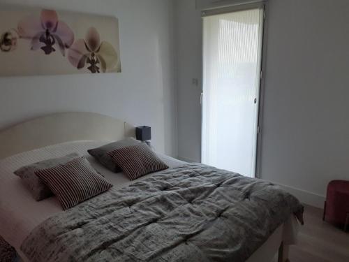 Appartement vue mer des chambres et pièce de vie