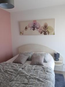 Appartement vue mer des chambres et pièce de vie