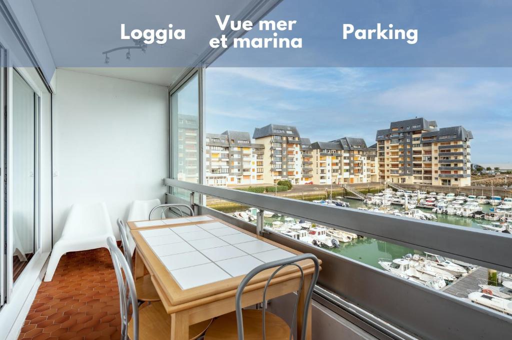 Appartement Appartement vue mer et marina, Loggia - Parking bâtiment les mimosas Route de Ver 40 14470 Courseulles-sur-Mer