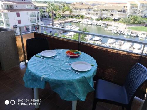 Appartement vue Mer et Port Canet en Roussillon