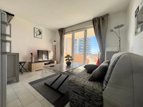 Appartement vue mer imprenable à 80m de la plage