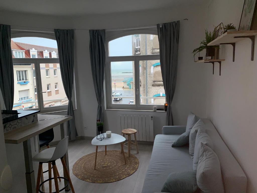Appartement vue mer poste bleu 6 boulevard du 8 mai 1945, 59240 Malo-les-Bains