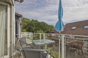 Appartementanlage Eldena FeWo 09 strandnah, Balkon, eigene Infrarotsauna