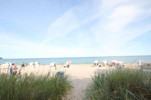 Appartementanlage Eldena FeWo 19 strandnah, Terrasse, Balkon