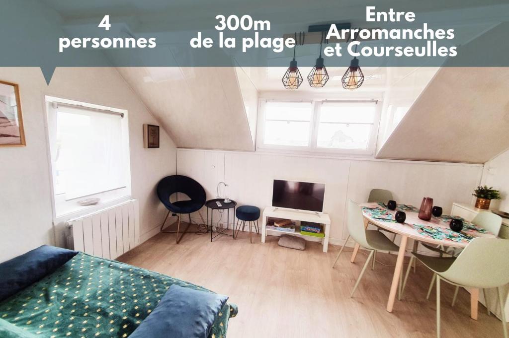 Appartement Appt cosy - 300m plage-proche Arromanches et Bayeux 27 Rue de Southampton 14960 Asnelles