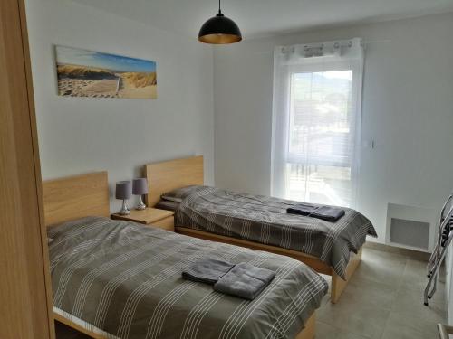 Appt T3 neuf, draps et serviettes fournis