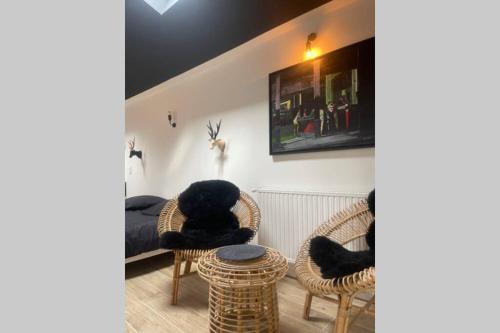 Apt 35 m2 Baignoire Balnéo terrasse privée
