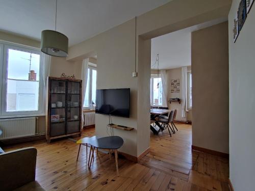 Apt 6 pers. Duplex vue mer avec charme de l'ancien