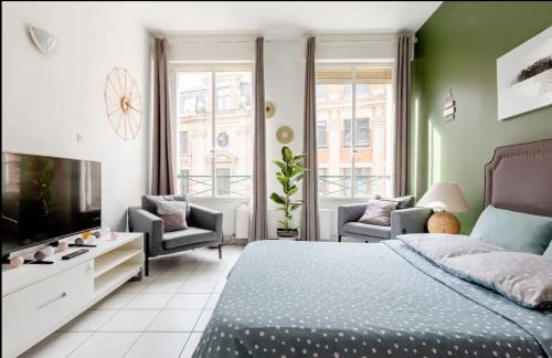 Apt Chic, 60m2, 2 Chambres, Centre, Netflix