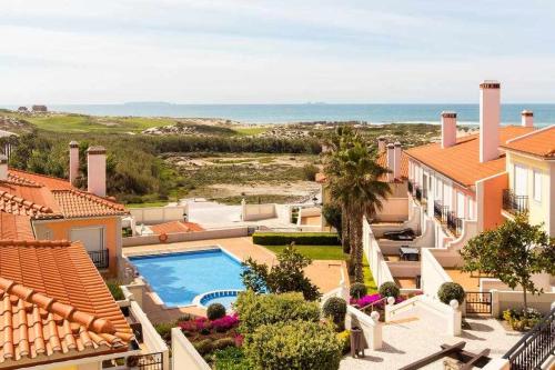 Apt Praia del Rey Óbidos piscina comum B4