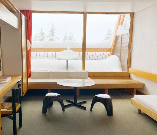 Arc 1600 - 2 pièces ouvert, 4 personnes, signé Charlotte Perriand