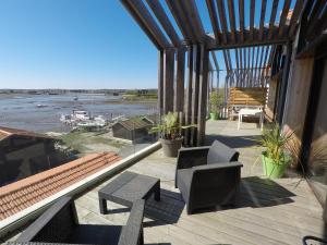 ARCACHON T3 WIFI Les Perles de l Aiguillon Vue Bassin 1ère Ligne 4 à 6 Personnes
