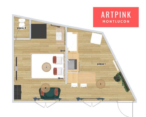 Artpink - Idéal Pros - Proche commerces - Agathor