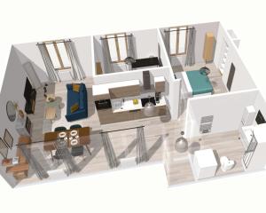 ArtSmalt *Idéal Pro * Proche commerces * 2 chambres * Tout confort