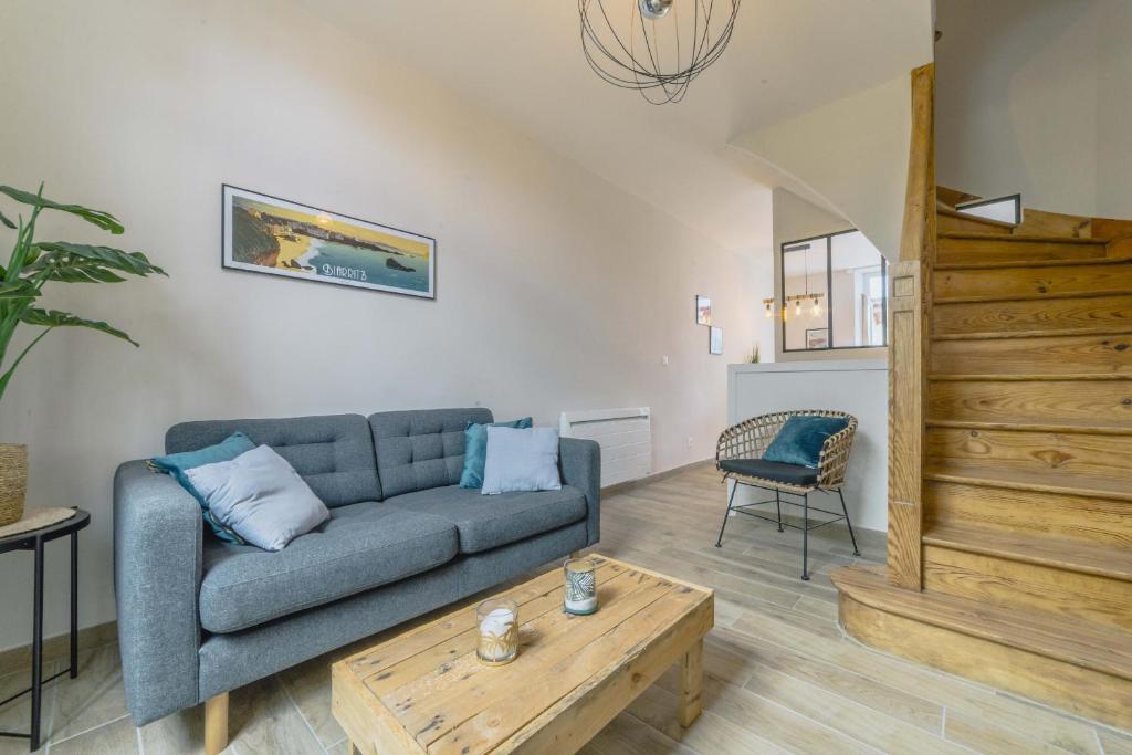AS21387 - Studio grande cabine avec parking privé à 200m de la plage
