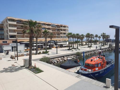 Au Barcarès, vue magnifique sur le port et la mer