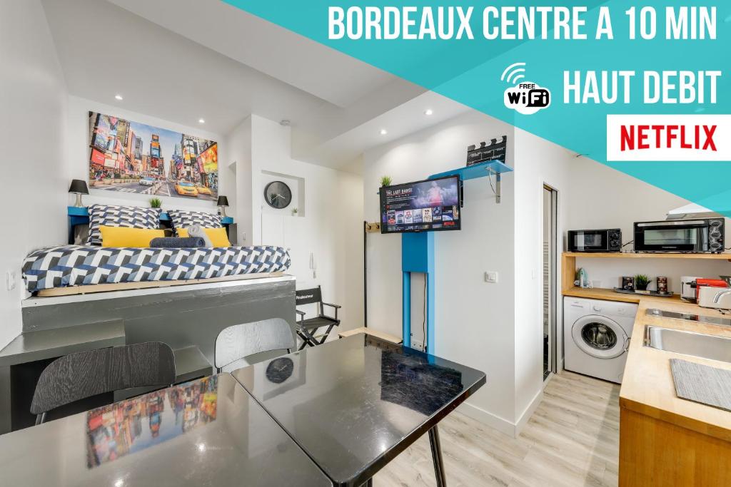 Appartement Aux portes de Bordeaux L'Actors Studio MindUrGuest 1 Passage Carriet 33310 Lormont