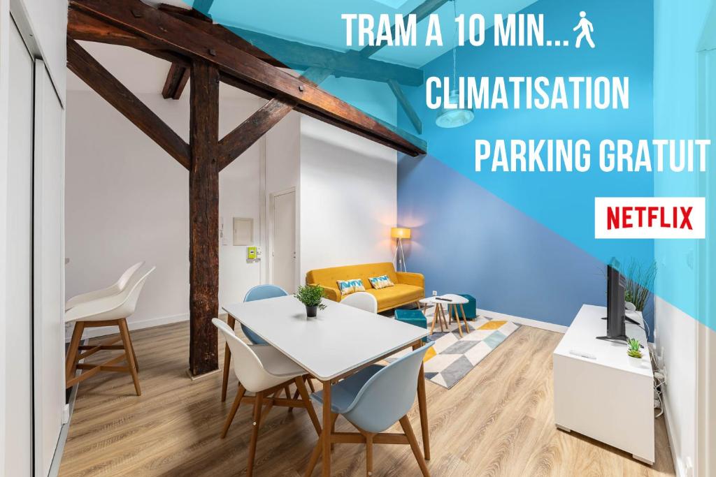 Appartement Aux portes de Bordeaux Le Loft Samba MindUrGuest 6 Rue Marcel Sembat 33130 Bègles