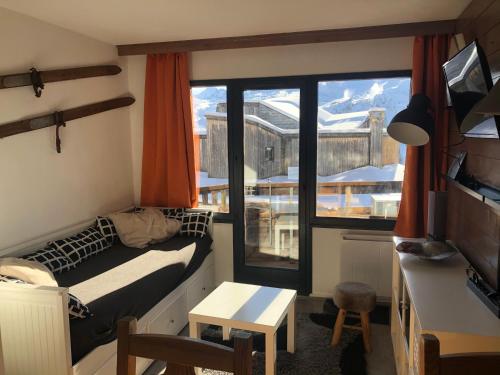 Avoriaz balcon sud skis aux pieds