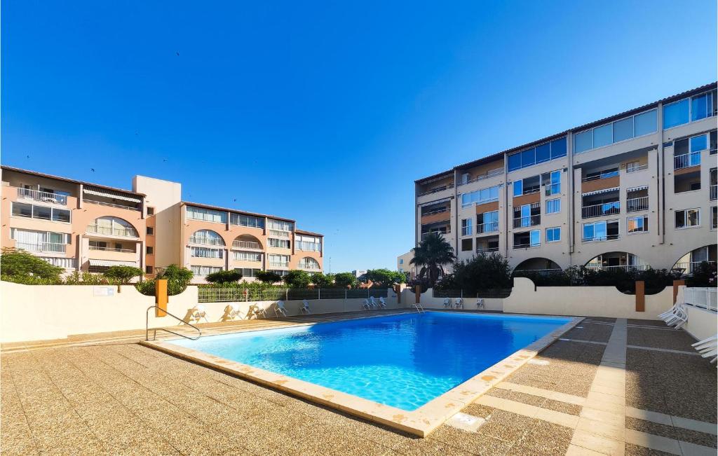 Awesome apartment in Agde with Outdoor swimming pool and 1 Bedrooms , 34300 Le Cap d\'Agde