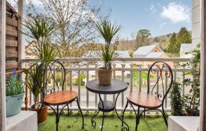 Awesome apartment in Saint-Jean-le-Thomas with 1 Bedrooms and WiFi