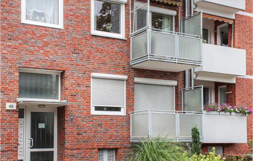 Awesome apartment in Wilhelmshaven with 1 Bedrooms and WiFi