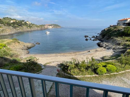 AZUR-Les pieds dans l'eau-Vue sur Mer et Clocher de Collioure en toile de fond - WIFI - PARKING