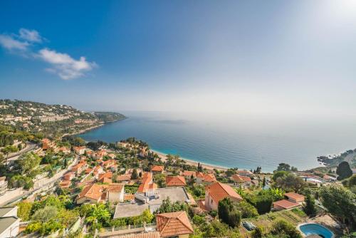 Baie Roquebrune, Terrasse Vue Mer, 5mn Monaco, Parking Gratuit