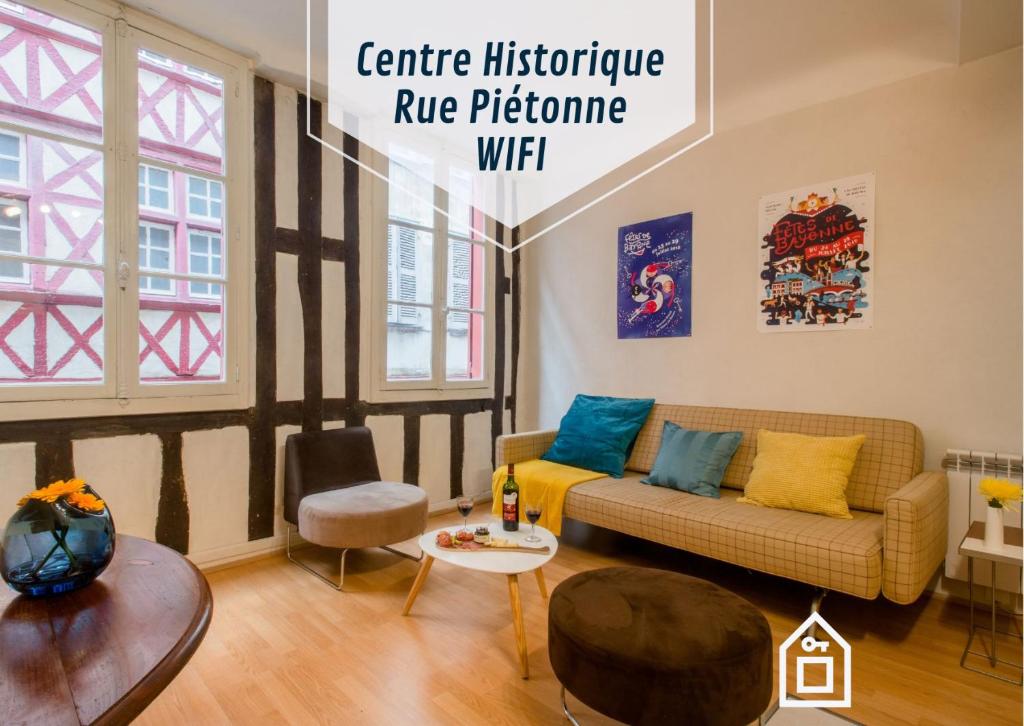 Baionako Apartamentua 18 Rue des Basques, 64100 Bayonne