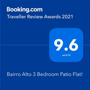 Appartement Bairro Alto 3 Bedroom Patio Flat! Rua Nova do Loureiro 36 1200-295 Lisbonne -1