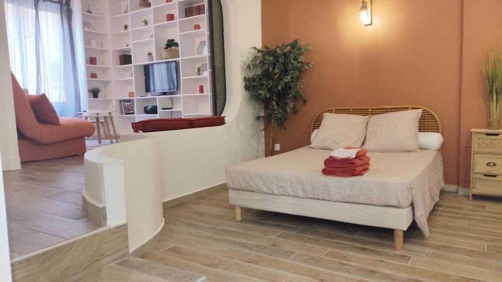 Appartement Bastia F1 type loft plein centre, calme, clim, refait à neuf et à 200m du port 50t Boulevard du Général Graziani 20200 Bastia