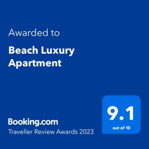 Beach Luxury Apartment