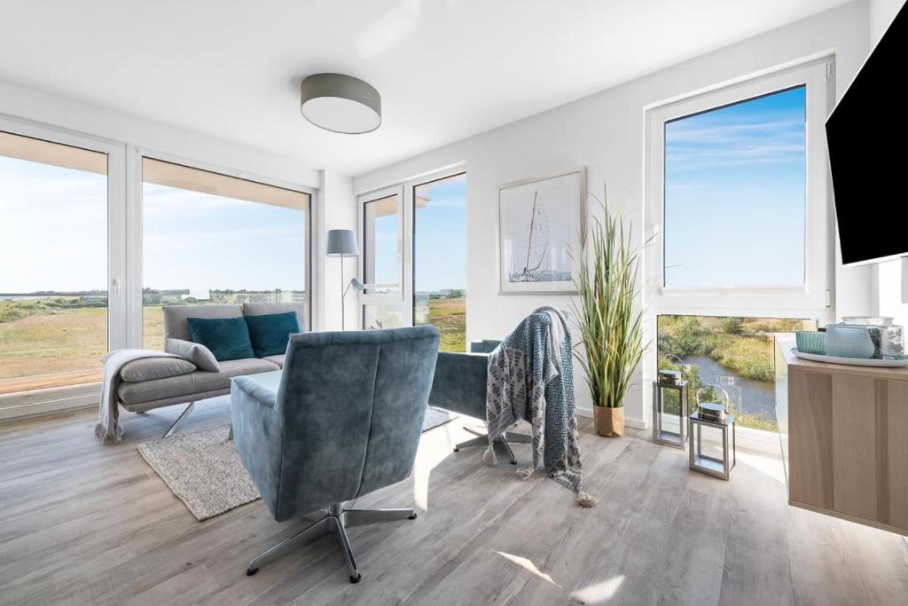 BeachWaveOne- 2 OG, Meerblick, Balkon, Kamin, Sauna Strandpromenade 14, 24376 Olpenitz