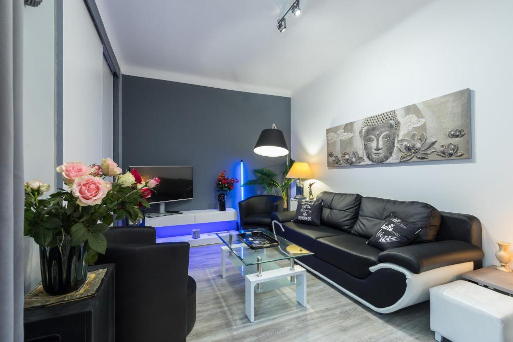 Beau 3 pièces, 7 pers, 2 terrasses, centre, calme, sécurité 10 Avenue Gay Prolongée, 06000 Nice
