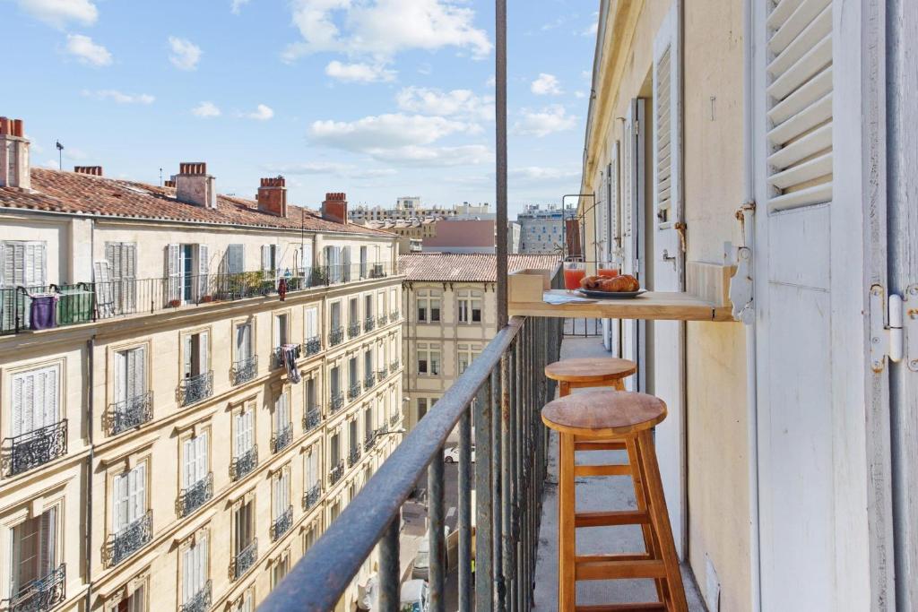 Appartement Beautiful flat with balcony in downtown Marseille - Welkeys 5 Rue Gourjon 13002 Marseille