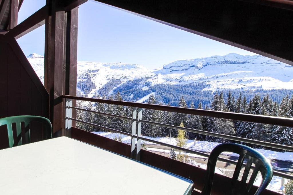 Beautiful one-bedroom apartment with fireplace and stunning views Flaine Montsoleil, Les Terras, 74300 Flaine