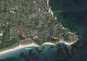 Beg-Meil 200 m plage et sentiers T2 avec terrasse