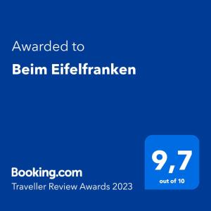 Beim Eifelfranken