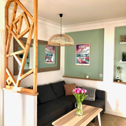 Bel appartement rénové, centre de Vannes