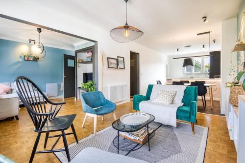 Bel appartement renove et son jardin