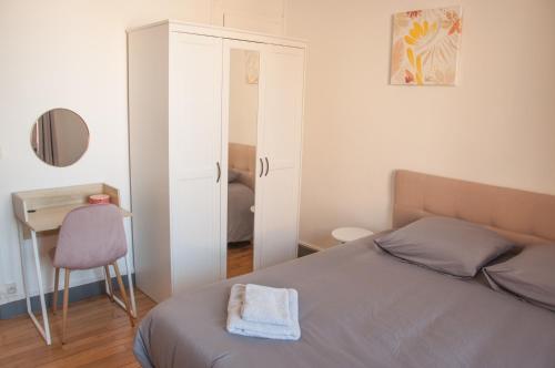 Bel appartement Tours Centre 2 chambres, 6 pers \