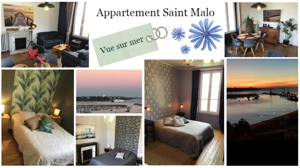 Bel appartement vue mer Saint-Malo 11 Place Charcot, 35400 Saint-Malo