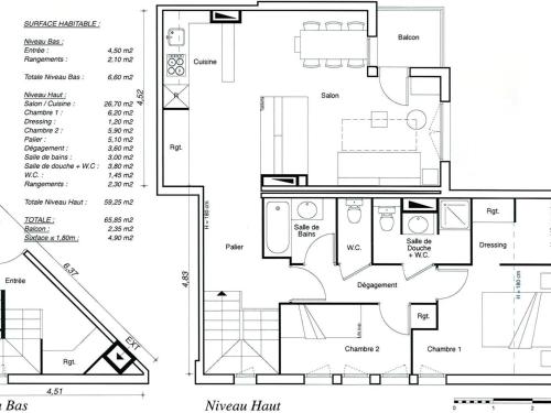 Appartement Appartement Belle Plagne, 3 pièces, 7 personnes - FR-1-455-181 Résidence Gémeaux La Plagne Tarentaise