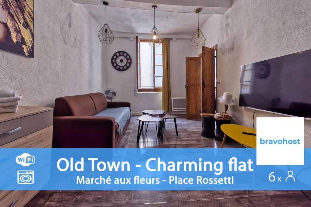 BH - VIEUX NICE - 6 people 2 Room hyper center 28 Rue Droite, 06300 Nice