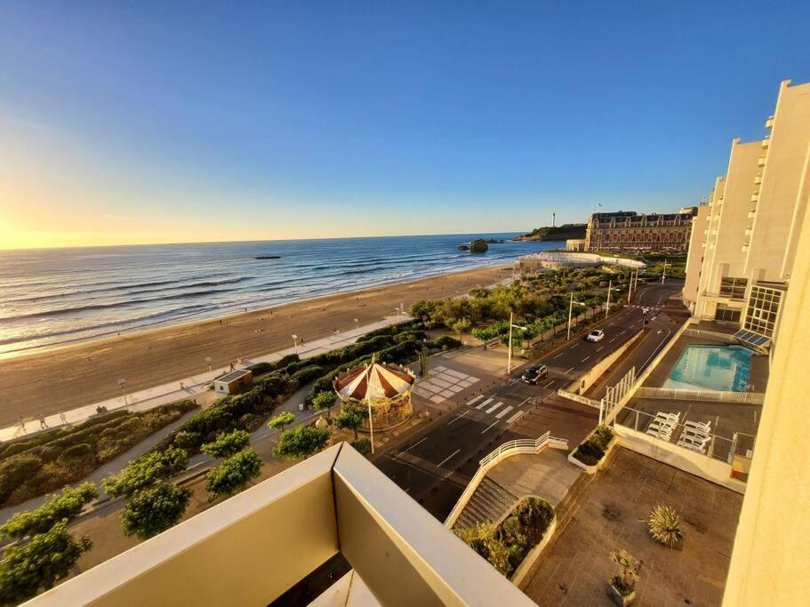 Appartement Biarritz centre balcon vue mer, piscine, plage 21 Avenue Edouard VII 64200 Biarritz